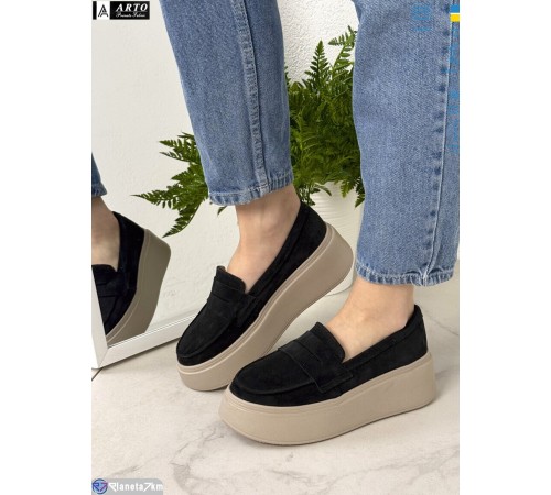 Туфлі жіночі на весну/осінь (6 пар р.36-40) чорний  "ARTO"