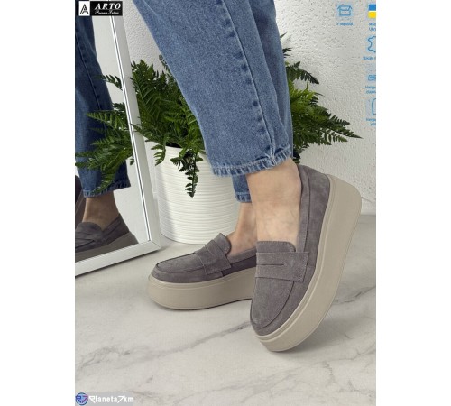 Туфлі жіночі на весну/осінь (6 пар р.36-40) сірий  "ARTO"