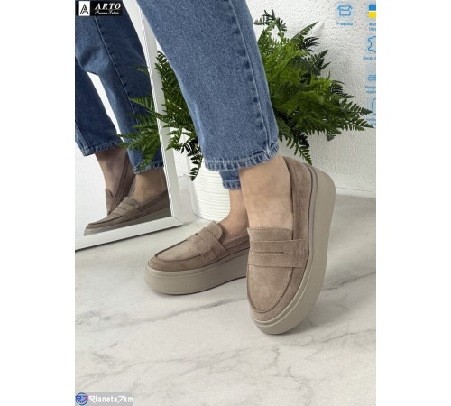 Туфлі жіночі на весну/осінь (6 пар р.36-40) коричневий  "ARTO"