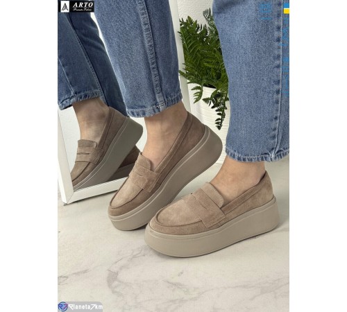 Туфлі жіночі на весну/осінь (6 пар р.36-40) коричневий  "ARTO"