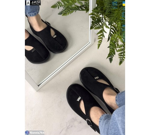 Туфлі жіночі на весну/осінь (8 пар р.36-41) чорний  "ARTO"