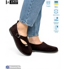 Туфлі жіночі на весну/осінь (8 пар р.36-41) коричневий  "ARTO"