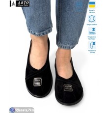 Туфлі жіночі на весну/осінь (8 пар р.36-41) чорний  "ARTO"