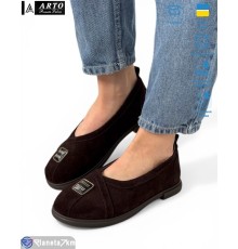 Туфлі жіночі на весну/осінь (8 пар р.36-41) коричневий  "ARTO"