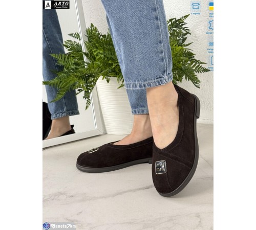 Туфлі жіночі на весну/осінь (8 пар р.36-41) коричневий  "ARTO"