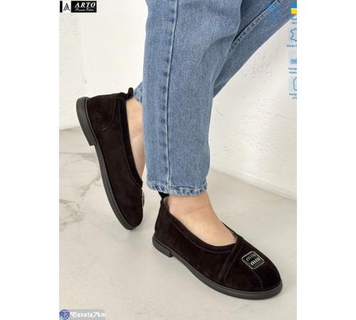 Туфлі жіночі на весну/осінь (8 пар р.36-41) коричневий  "ARTO"