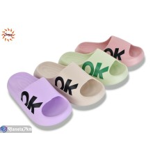 Шлепки жіночі на літо (12 пар р.36-41) мікс  "Jumay"