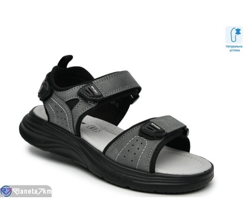 Сандалі дитячі на літо (8 пар р.33-38) сірий  "TOMMY"