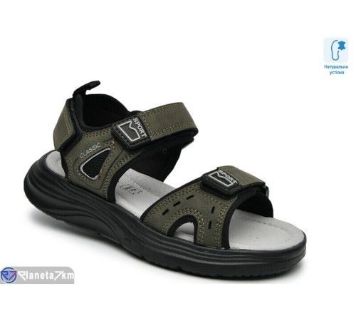 Сандалі дитячі на літо (8 пар р.33-38) зелений  "TOMMY"