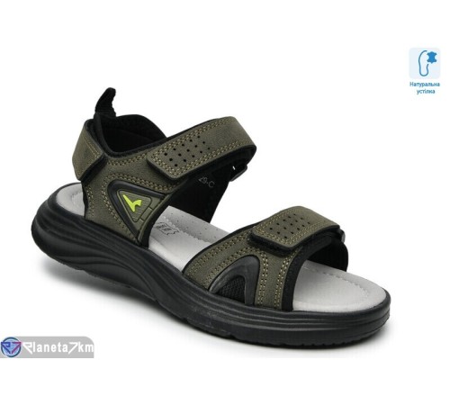 Сандалі дитячі на літо (8 пар р.33-38) зелений  "TOMMY"