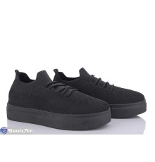 Кросівки жіночі на літо (8 пар р.36-41) чорний  "Normashoes"