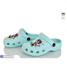 Кроки дитячі на літо (6 пар р.24-29) зелений  "Ladmir"