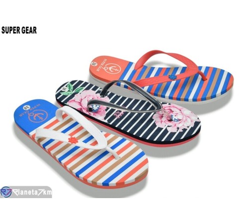 В'єтнамки дитячі на літо (24 пар р.36-41) мікс  "Super Gear"