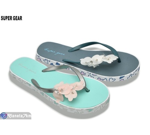 В'єтнамки дитячі на літо (24 пар р.36-41) мікс  "Super Gear"