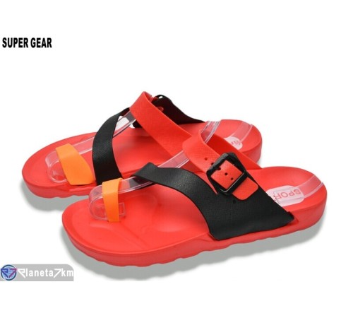 Шлепки чоловічі на літо (8 пар р.40-45) червоний  "Super Gear"