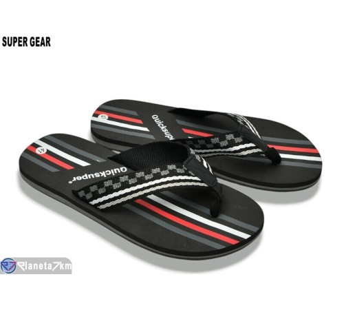 Чоловічі в'єтнамки на літо (10 пар р.40-45) чорний  "Super Gear"