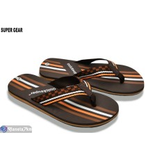 Чоловічі в'єтнамки на літо (10 пар р.40-45) коричневий  "Super Gear"