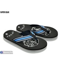 Чоловічі в'єтнамки на літо (10 пар р.40-45) блакитний  "Super Gear"