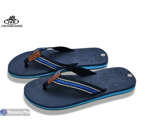 Чоловічі в'єтнамки на літо (10 пар р.40-45) синій  "Jibukang"