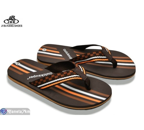 Чоловічі в'єтнамки на літо (10 пар р.40-45) коричневий  "Jibukang"