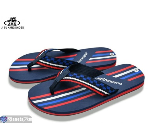 Чоловічі в'єтнамки на літо (10 пар р.40-45) синій  "Jibukang"