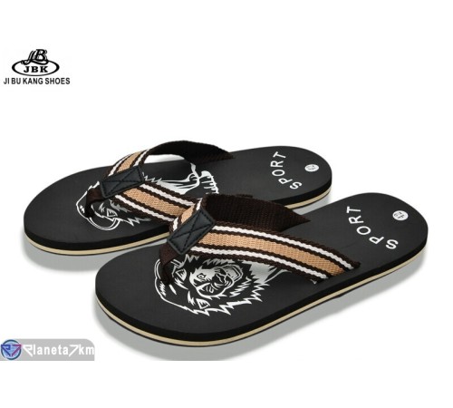 Чоловічі в'єтнамки на літо (10 пар р.40-45) коричневий  "Jibukang"