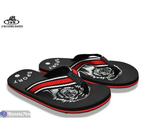 Чоловічі в'єтнамки на літо (10 пар р.40-45) червоний  "Jibukang"