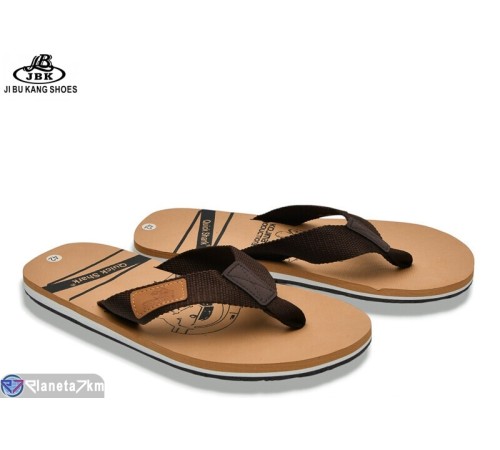 Чоловічі в'єтнамки на літо (10 пар р.40-45) коричневий  "Jibukang"
