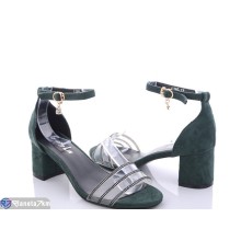 Босоніжки жіночі на літо (8 пар р.36-41) зелений  "Kalabok"