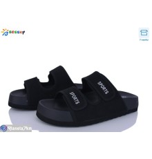 Шлепки жіночі на літо (8 пар р.36-41) чорний  "Bessky-Kellaifeng"