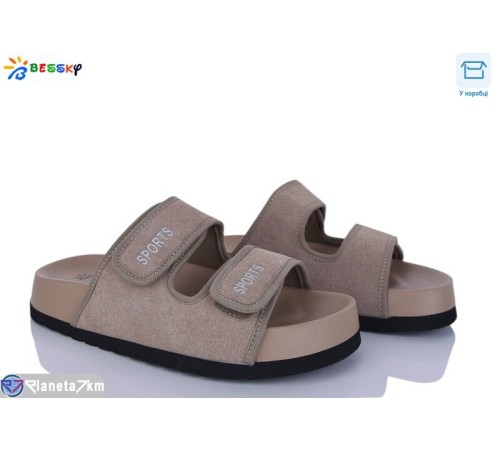 Шлепки жіночі на літо (8 пар р.36-41) хакі  "Bessky-Kellaifeng"