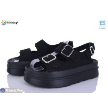 Босоніжки жіночі на літо (8 пар р.36-41) чорний  "Bessky-Kellaifeng"