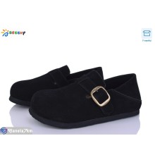 Туфлі жіночі на весну/осінь (8 пар р.36-41) чорний  "Bessky-Kellaifeng"