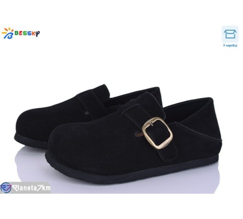 Туфлі жіночі на весну/осінь (8 пар р.36-41) чорний  "Bessky-Kellaifeng"