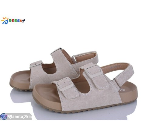 Дитячі босоніжки на літо (8 пар р.31-36) бежевий  "Bessky-Kellaifeng"