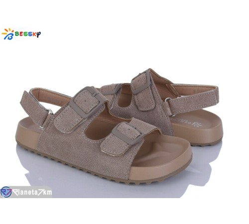 Дитячі босоніжки на літо (8 пар р.31-36) хакі  "Bessky-Kellaifeng"