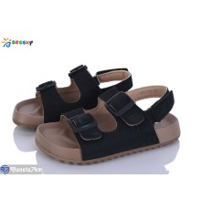 Дитячі босоніжки на літо (8 пар р.26-31) чорний  "Bessky-Kellaifeng"