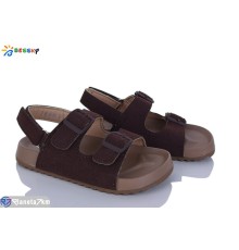Дитячі босоніжки на літо (8 пар р.26-31) коричневий  "Bessky-Kellaifeng"