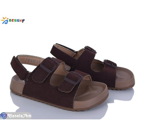 Дитячі босоніжки на літо (8 пар р.26-31) коричневий  "Bessky-Kellaifeng"