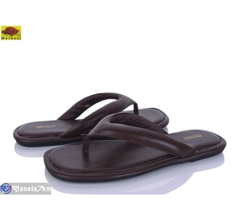 В'єтнамки дитячі на літо (8 пар р.36-41) коричневий  "Mei De Li"