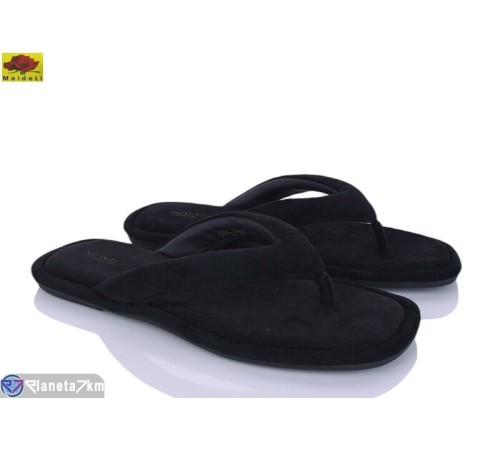 В'єтнамки дитячі на літо (8 пар р.36-41) чорний  "Mei De Li"