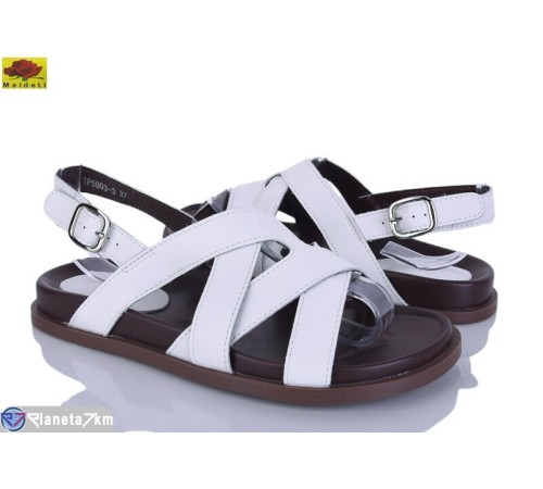 Босоніжки жіночі на літо (8 пар р.36-41) білий  "Mei De Li"