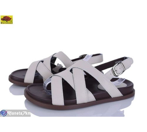 Босоніжки жіночі на літо (8 пар р.36-41) бежевий  "Mei De Li"