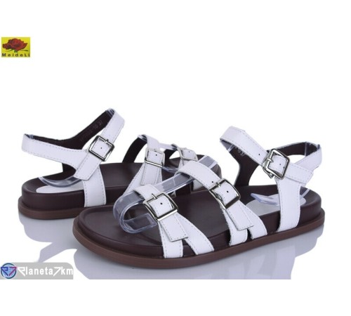 Босоніжки жіночі на літо (8 пар р.36-41) білий  "Mei De Li"