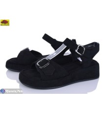 Босоніжки жіночі на літо (8 пар р.36-41) чорний  "Mei De Li"