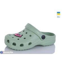 Кроки дитячі на літо (6 пар р.30-35) зелений  "INPIRE"