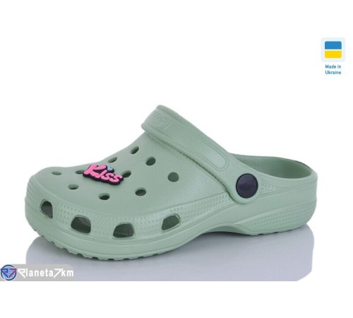 Кроки дитячі на літо (6 пар р.30-35) зелений  "INPIRE"