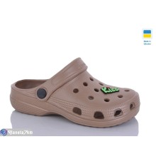 Кроки дитячі на літо (6 пар р.30-35) коричневий  "INPIRE"