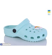 Кроки дитячі на літо (6 пар р.24-29) зелений  "INPIRE"