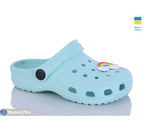 Кроки дитячі на літо (6 пар р.24-29) зелений  "INPIRE"